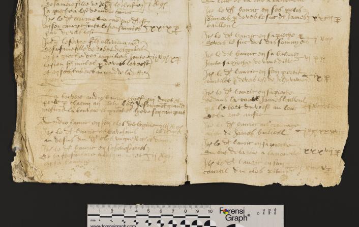 St Peter Port: Greffe, Langlois A.2 Livre de Perchage (1595) for Fief de Sotuas